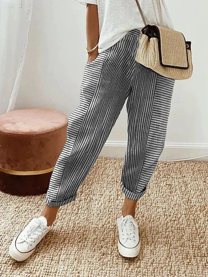 Lola | Pantaloni Estivi Casual a Vestibilità Larga