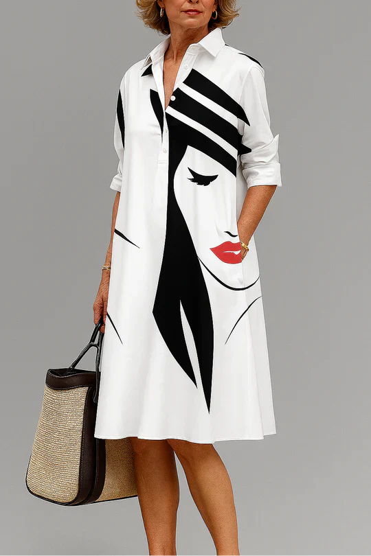 Bella | Vestito midi curato e stiloso