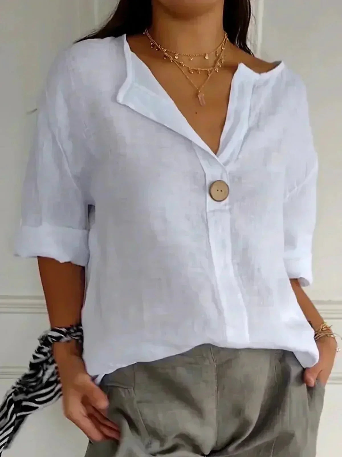 Zamma | Top V-Neck Relaxed