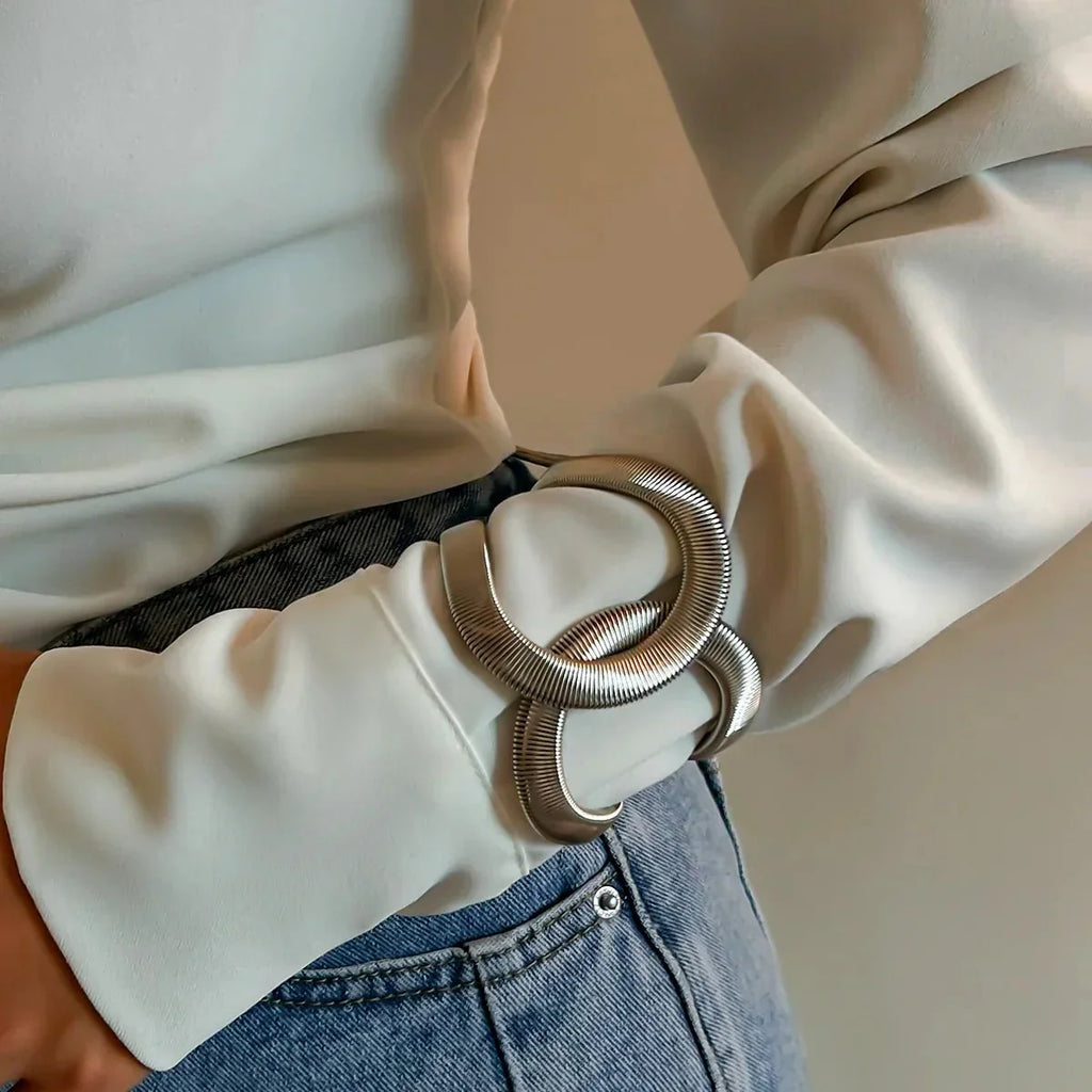 Bracciale a Cuffia Spirale Chunky