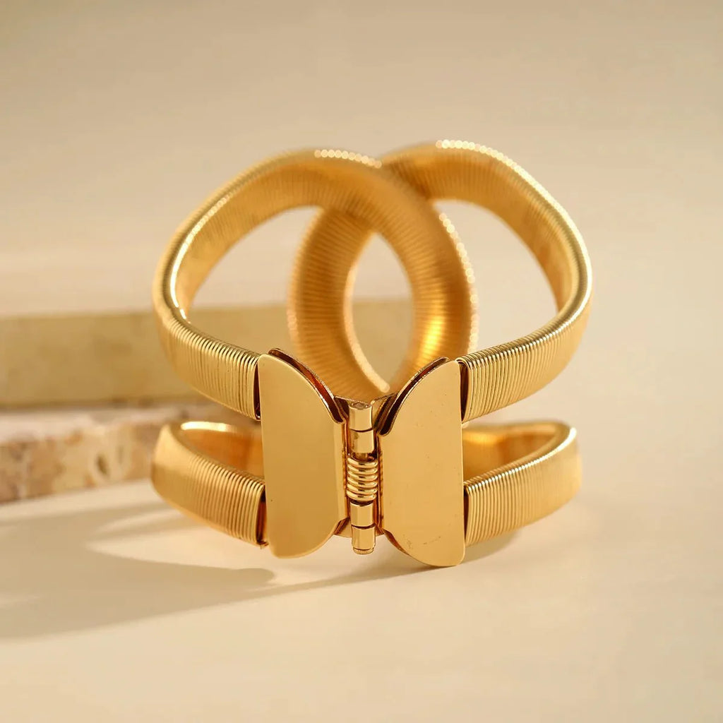 Bracciale a Cuffia Spirale Chunky
