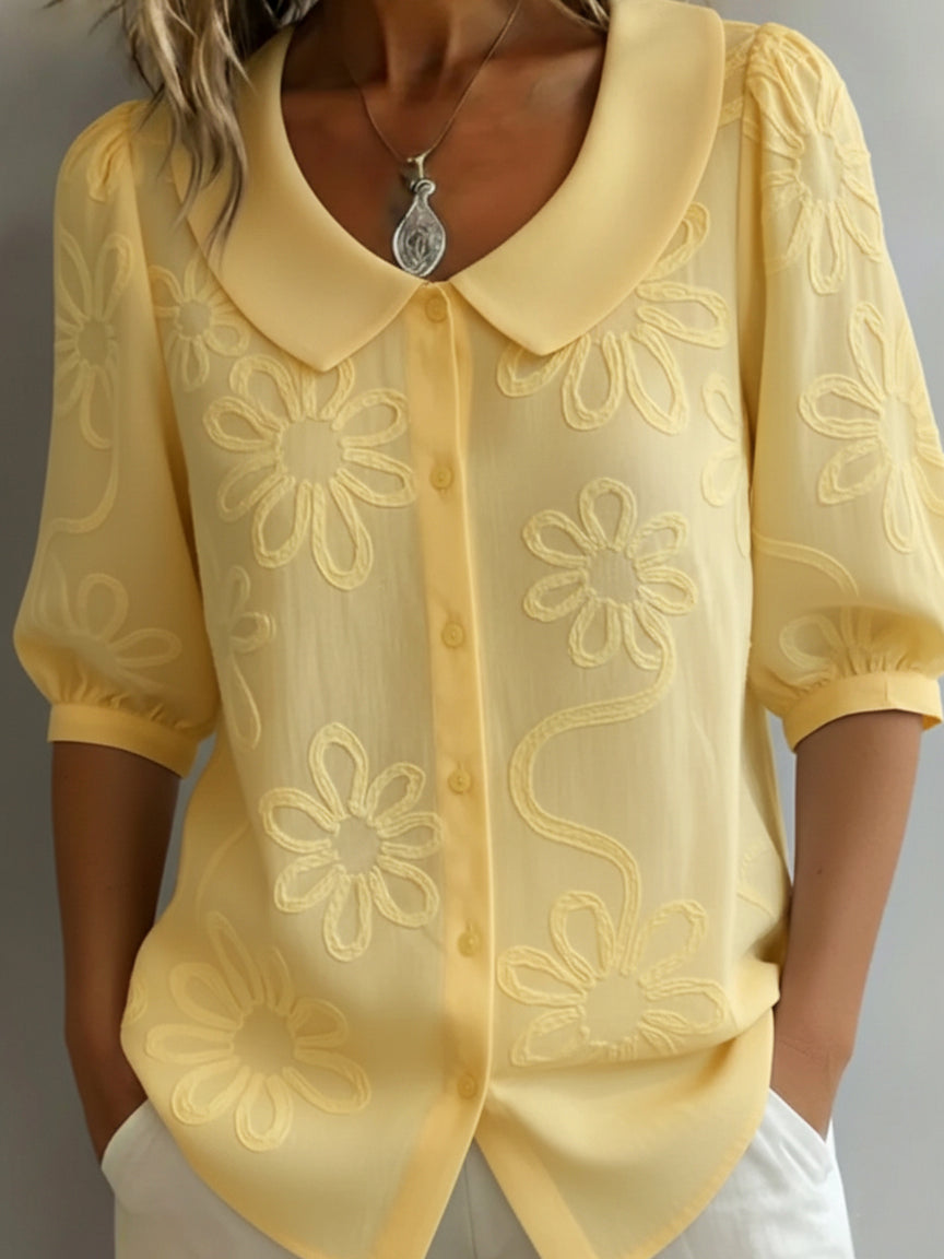 Kayleigh  | Blusa Floreale Leggera Eleganza Naturale