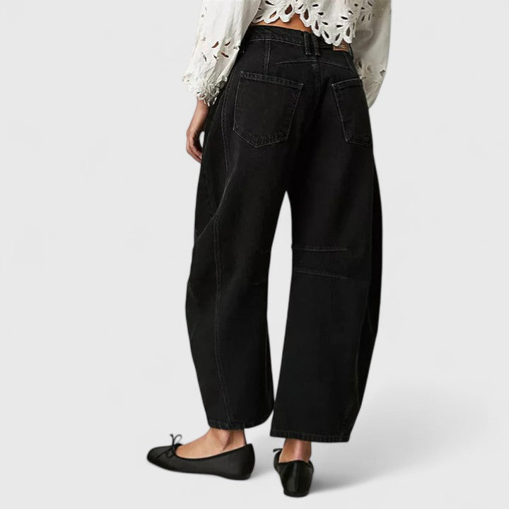 Pioggia | Pantaloni Comodi a Gamba Larga