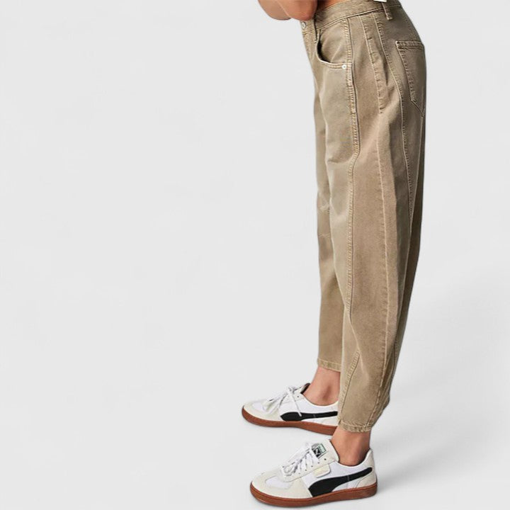 Pioggia | Pantaloni Comodi a Gamba Larga