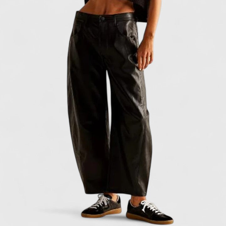 Pioggia | Pantaloni Comodi a Gamba Larga