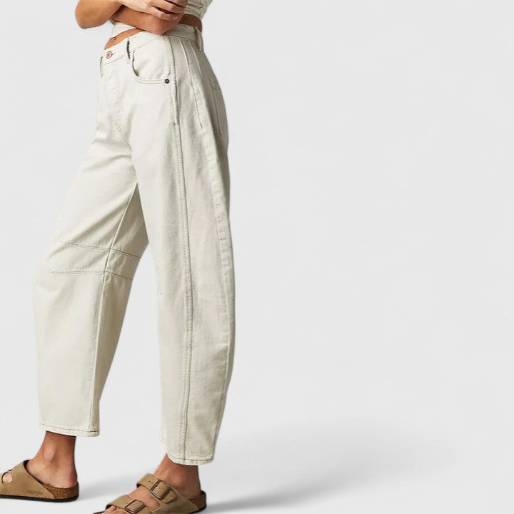 Pioggia | Pantaloni Comodi a Gamba Larga