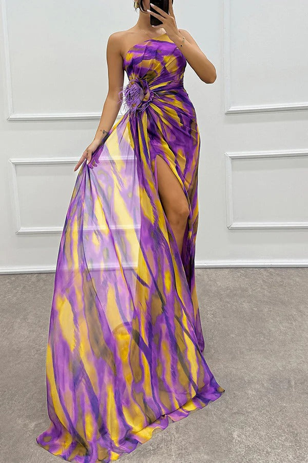 Mia™ | Vestido Drapado Vibrante