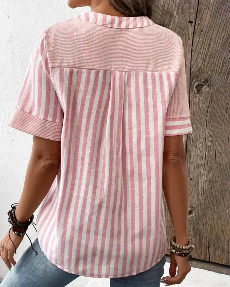Lila | Blusa Striata Morbida