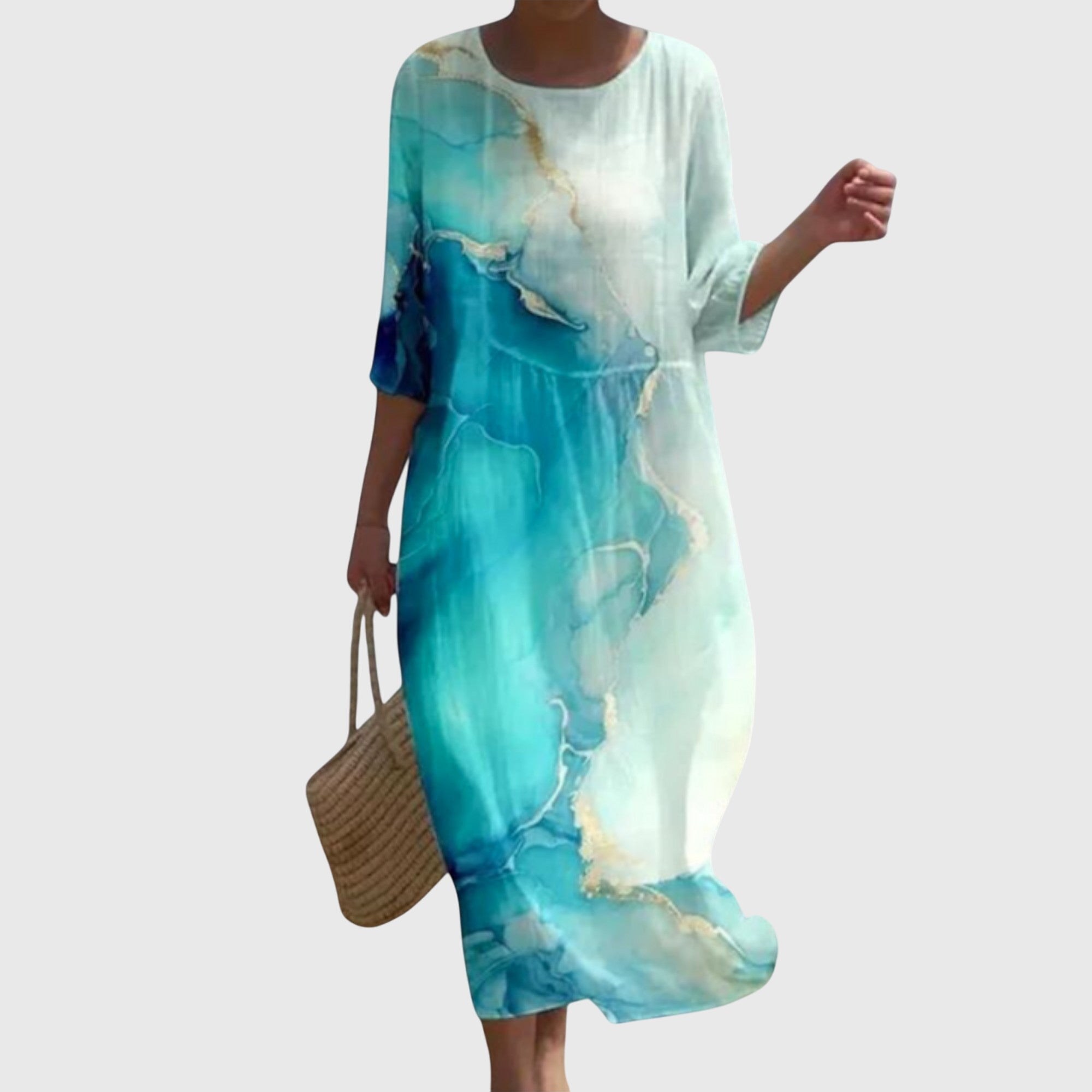Elena™ | Vestido Maxi Floral Chic