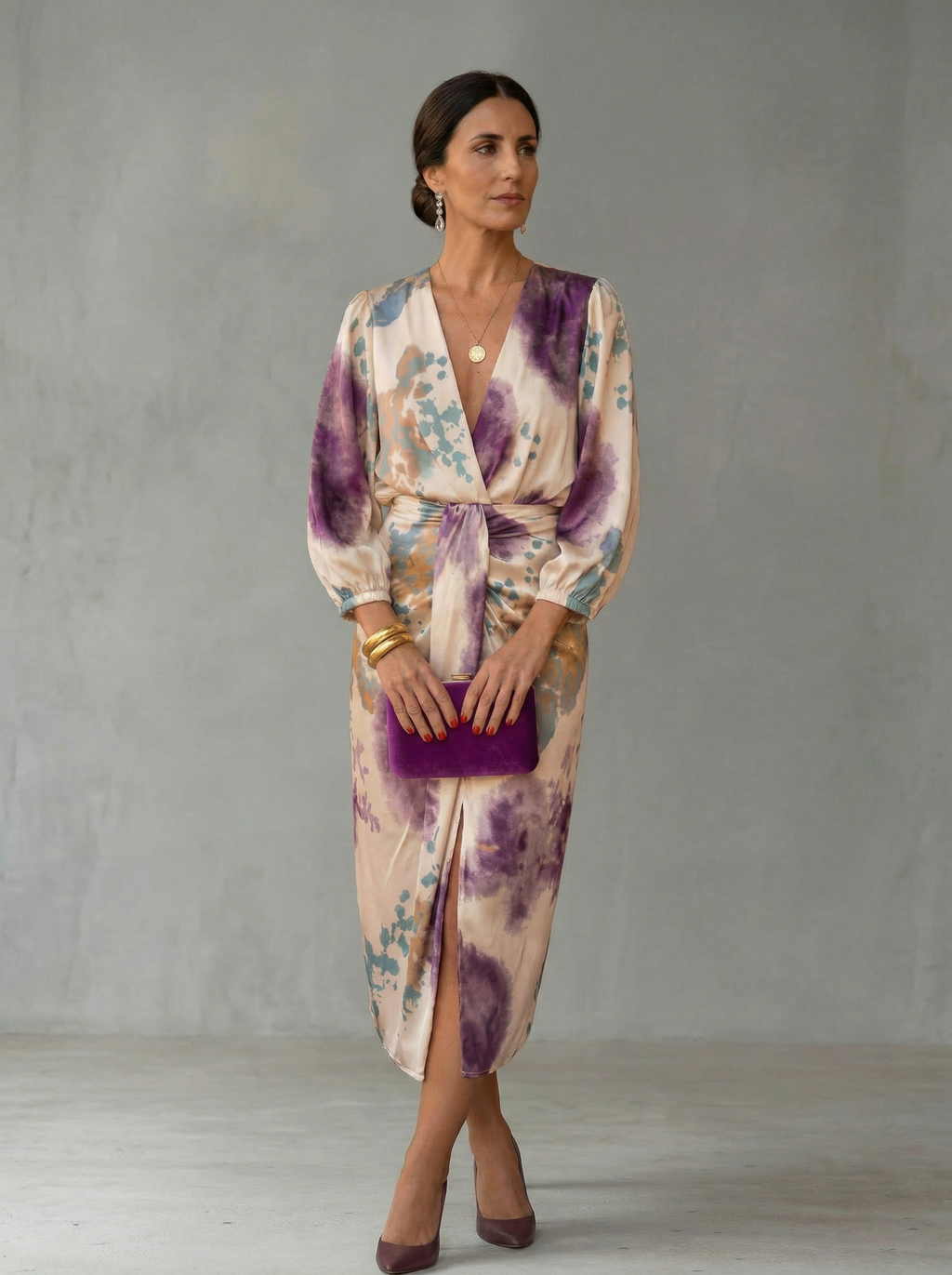 Valeria - Vestido de primavera elegante con escote en V