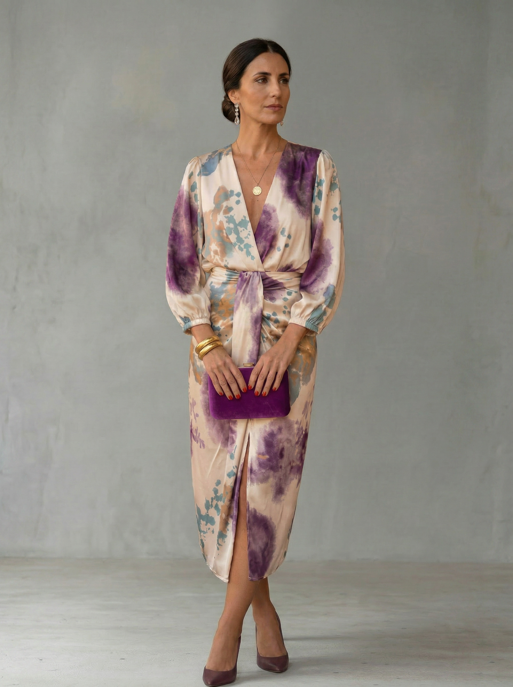 Valeria - Vestido de primavera elegante con escote en V