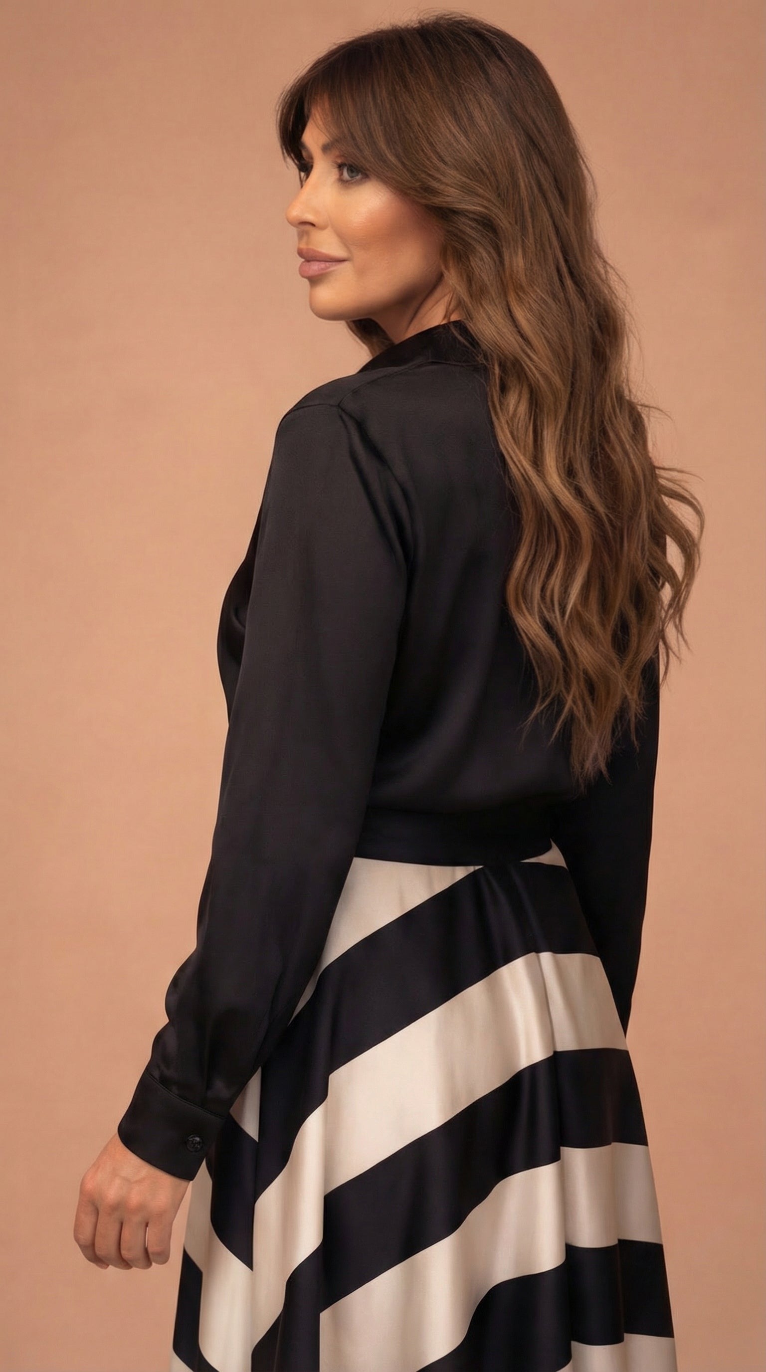 Mila™ | Vestido Maxi Rayado