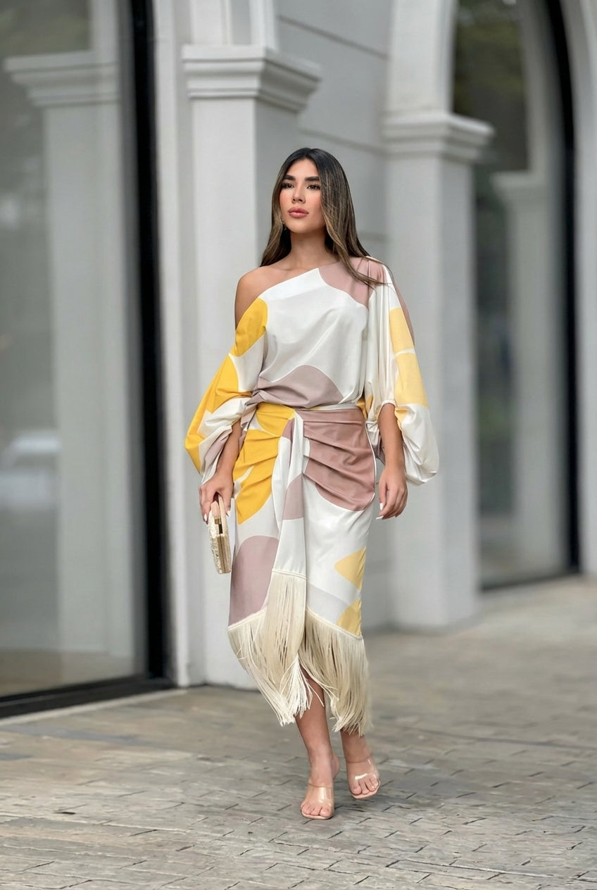 Daniela | Completo due pezzi con frange