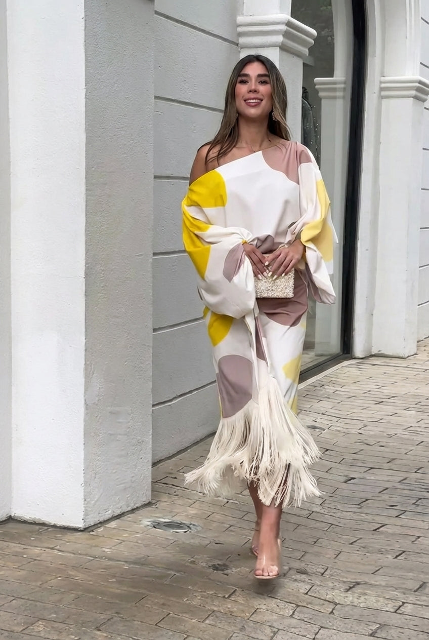 Daniela | Completo due pezzi con frange