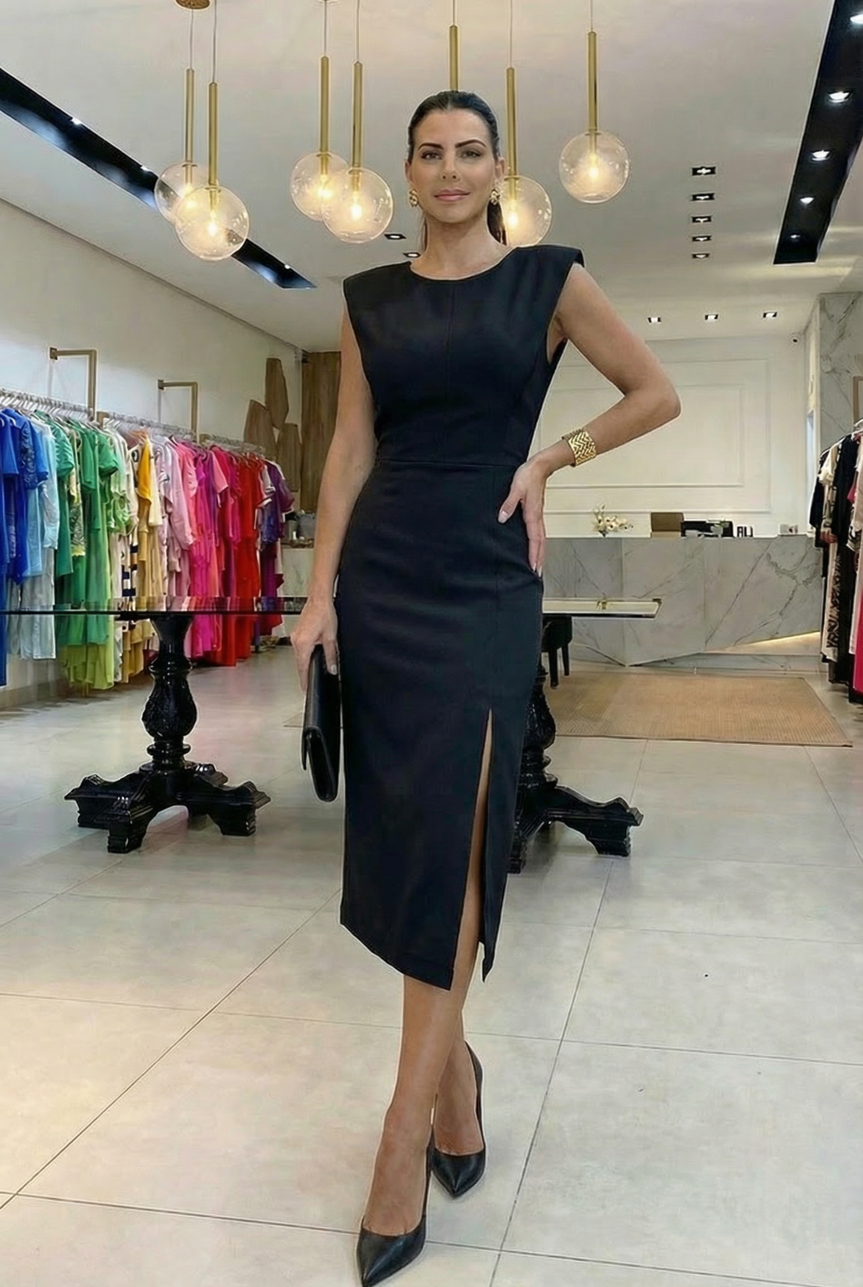 Bianca | Vestido moderno abierto