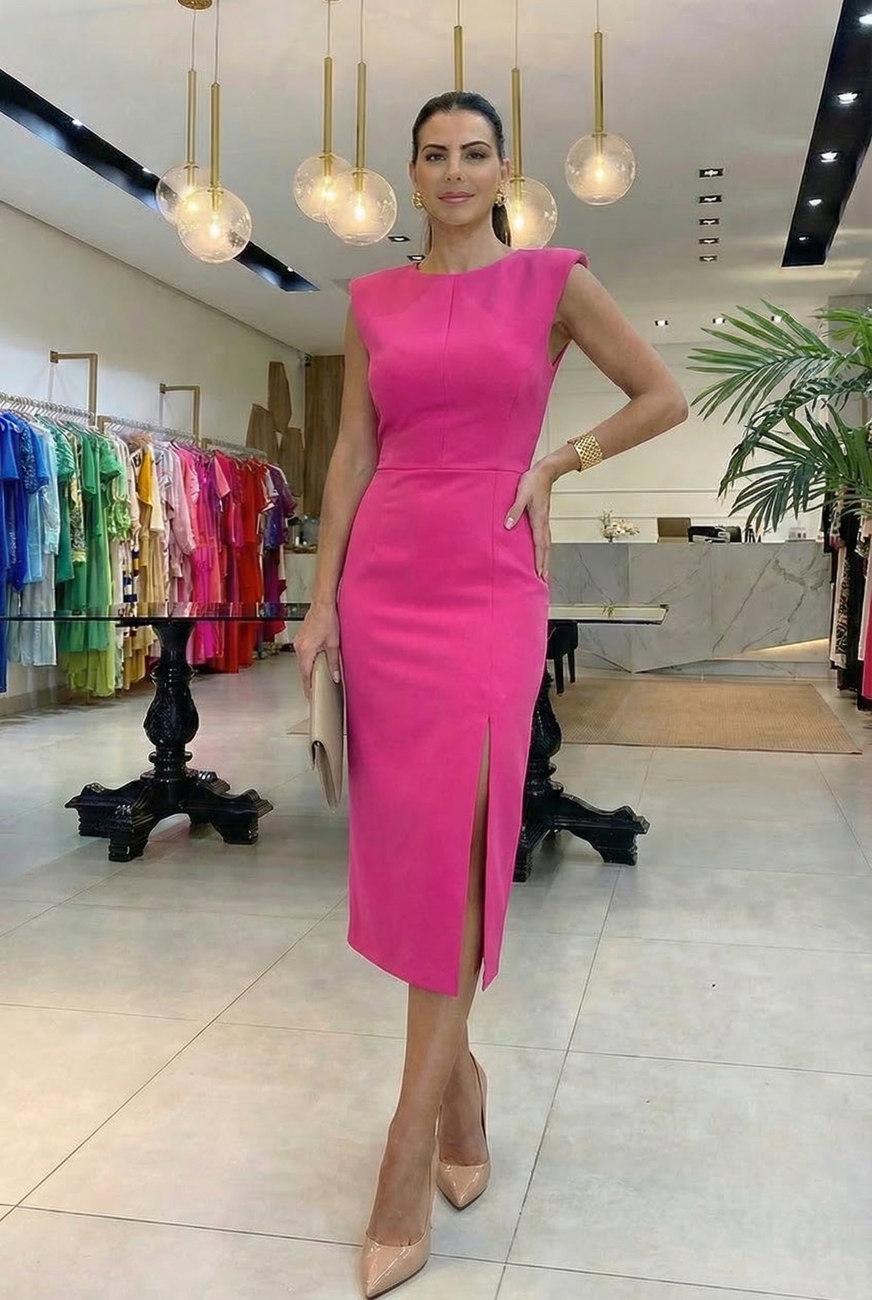 Bianca | Vestido moderno abierto