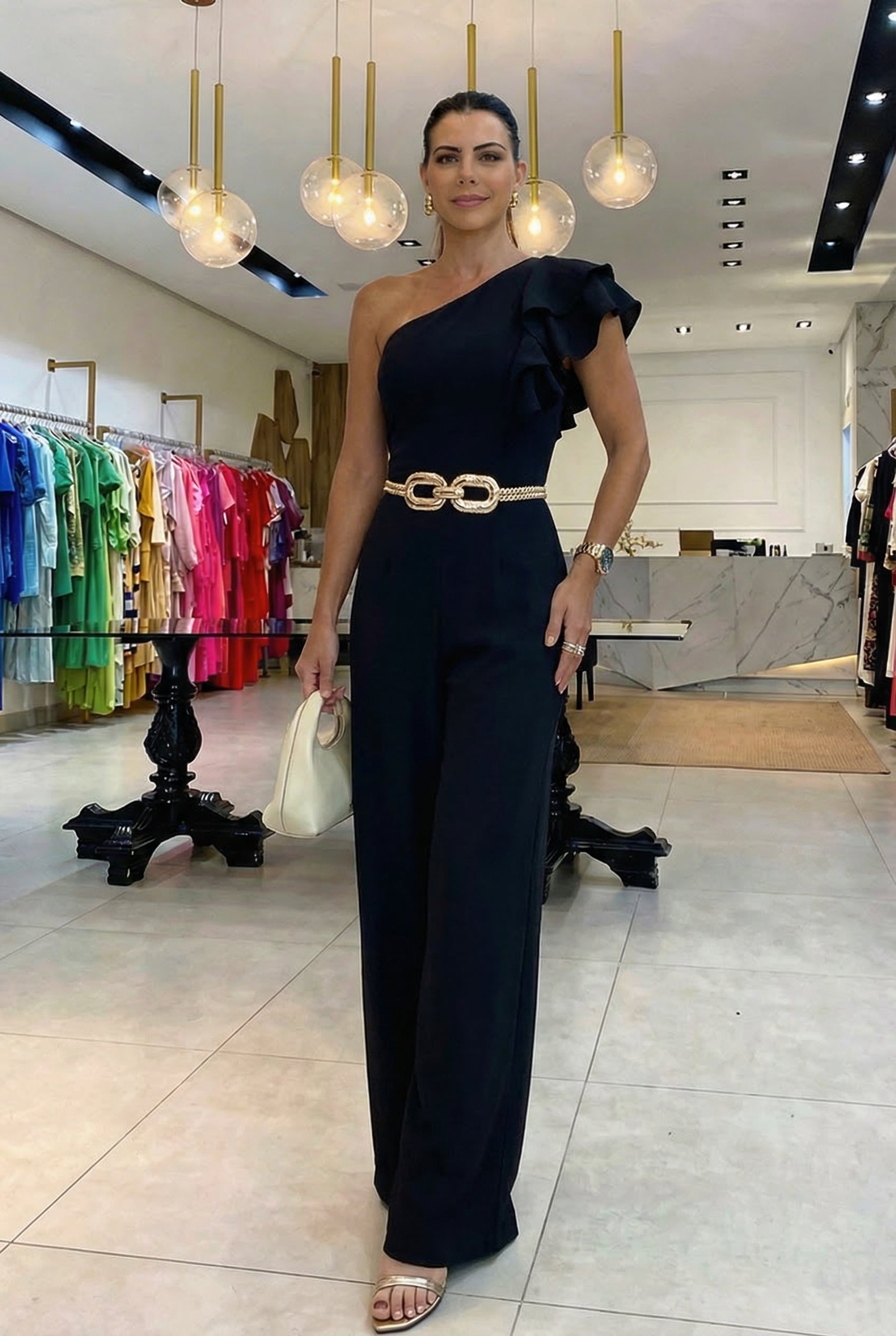 Vittoria | Vestido moderno largo glamuroso