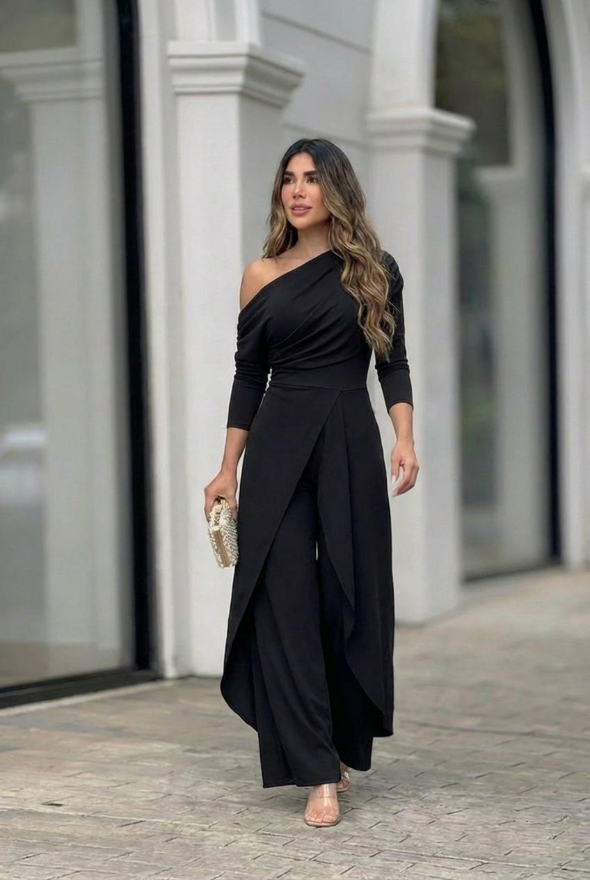 Frak | Tuta elegante monospalla