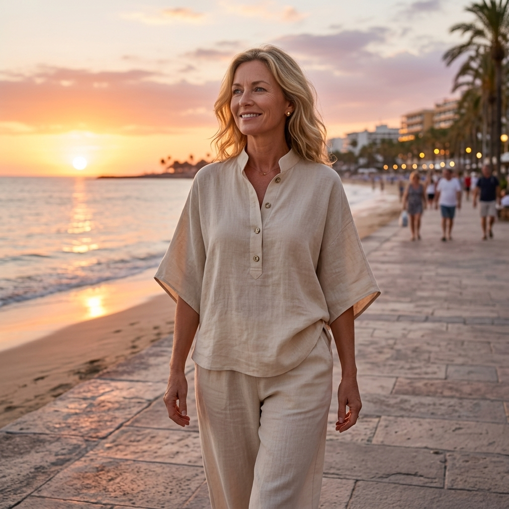 Elena | Set Casual in Cotone e Lino