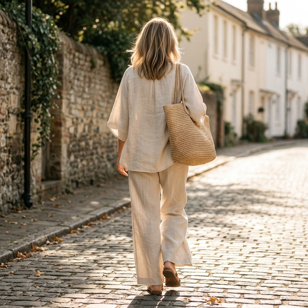 Elena | Set Casual in Cotone e Lino
