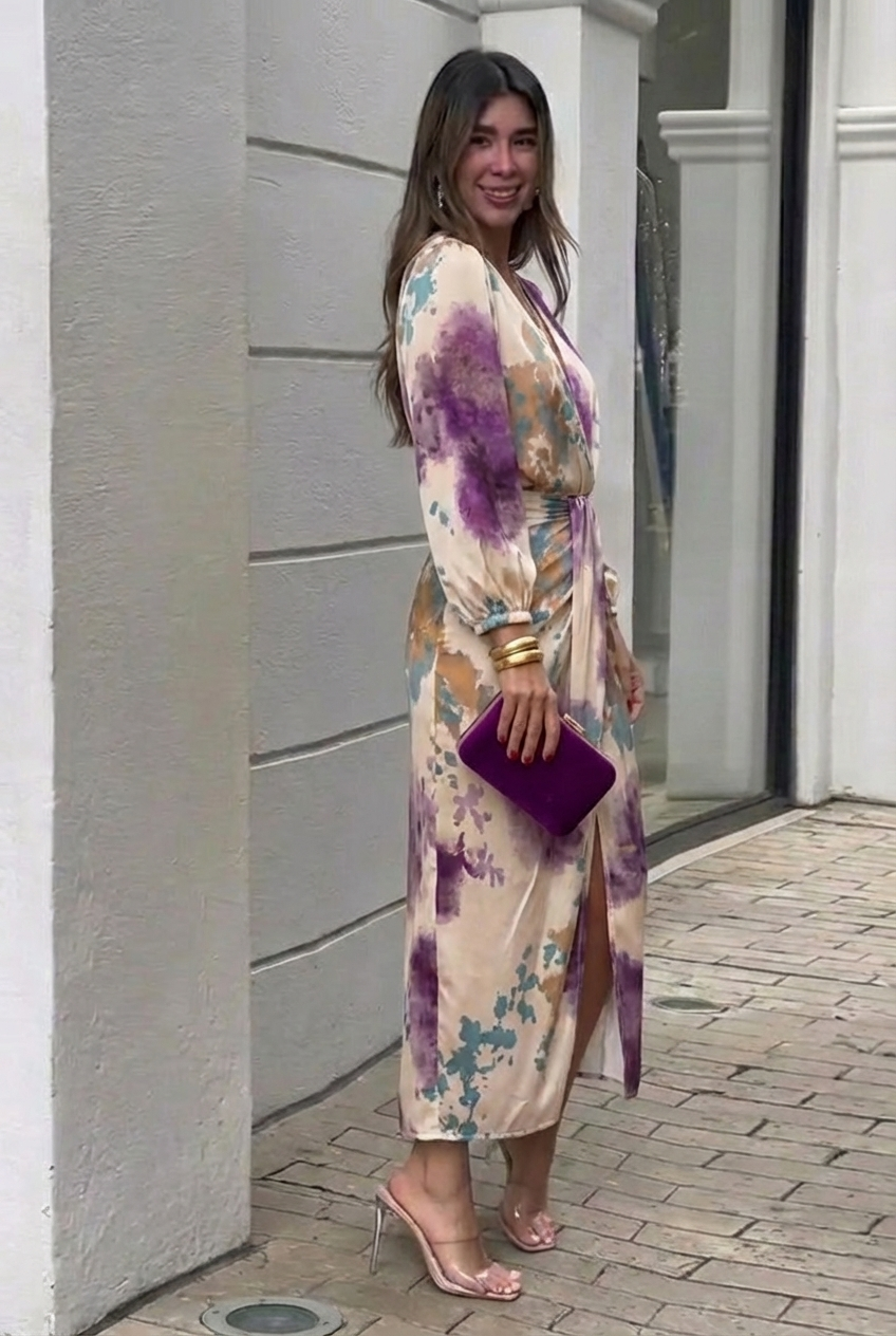 Valeria | Vestido elegante con escote en V
