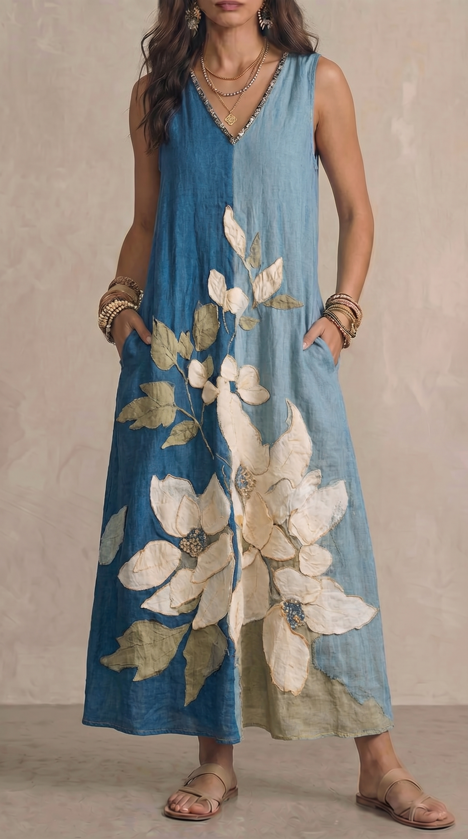 Eden™ Vestito Maxi Floreale