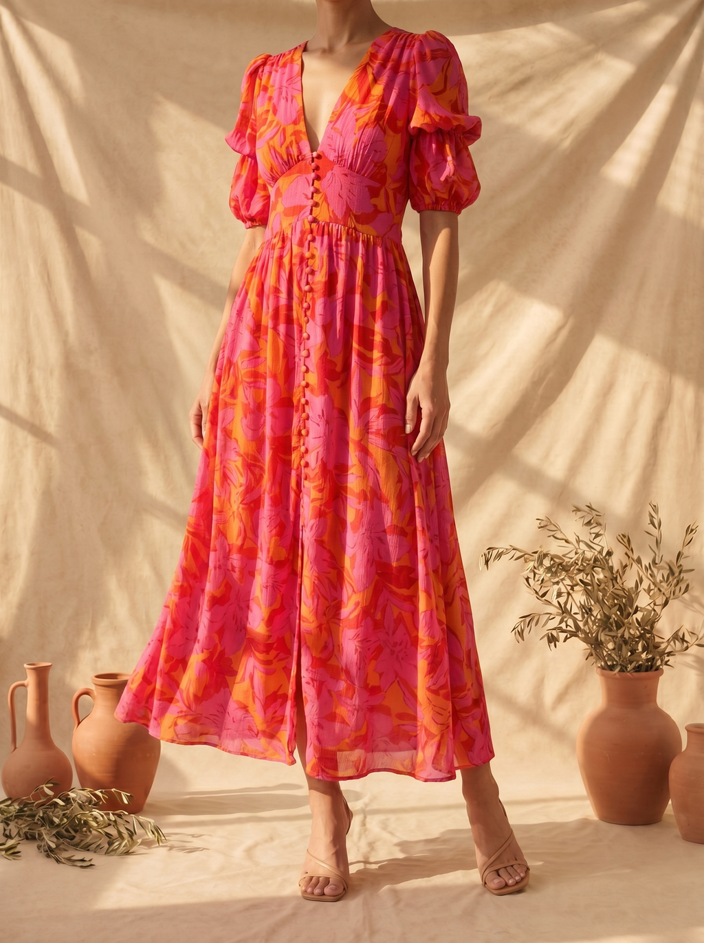 Armonía | Maxi Vestido Brillo Solar