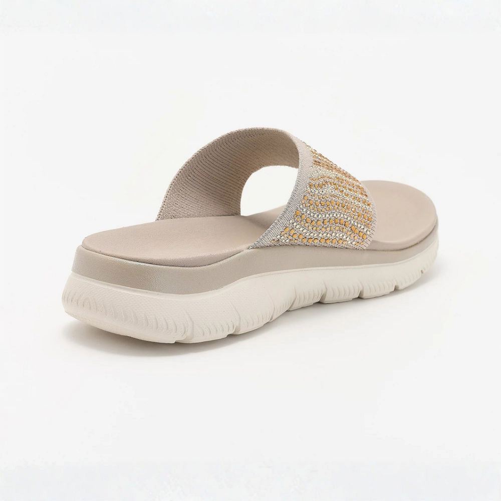 LIORA™ | Sandalias de tiras de malla cristalina, cómodas, para mujer