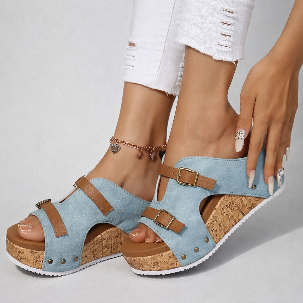 CALISSA™ | Sandalias de cuña