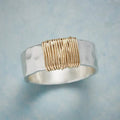 Anillo vintage en oro y plata atemporal