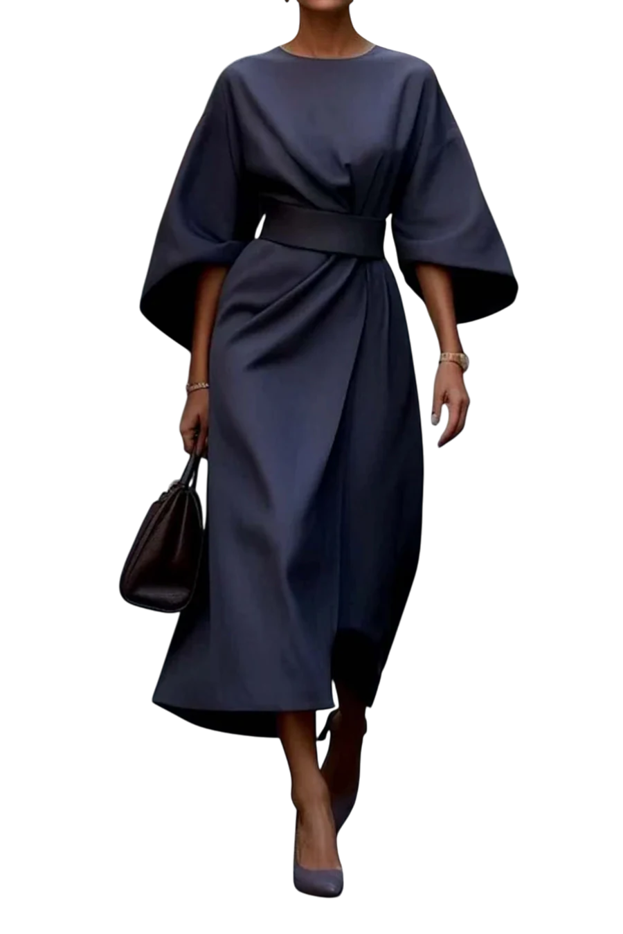 Maya™ | Abito Elegante con Maniche a Lanterna