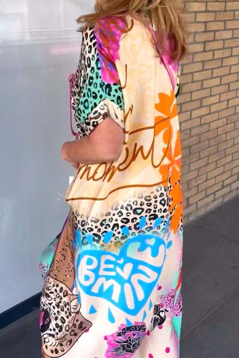 Eri™ | Vestido Casual con Estampado de Leopardo