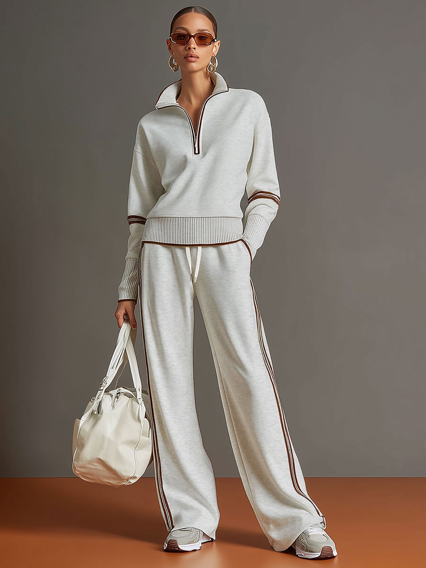 Marietta – blusa e pantaloni a gamba larga