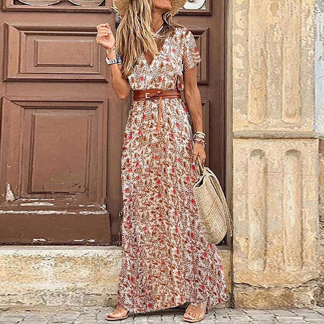 Liora | Maxi Ibiza - abito in stile hippie + CINTURA IN REGALO
