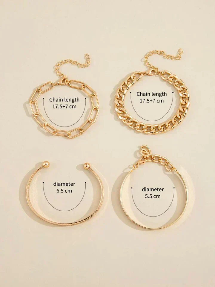 Pulsera Élan Mercer en Oro Blanco