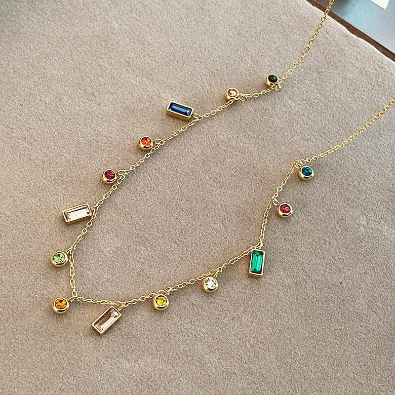 Collana Choker con Cristalli Dainty Sparsi