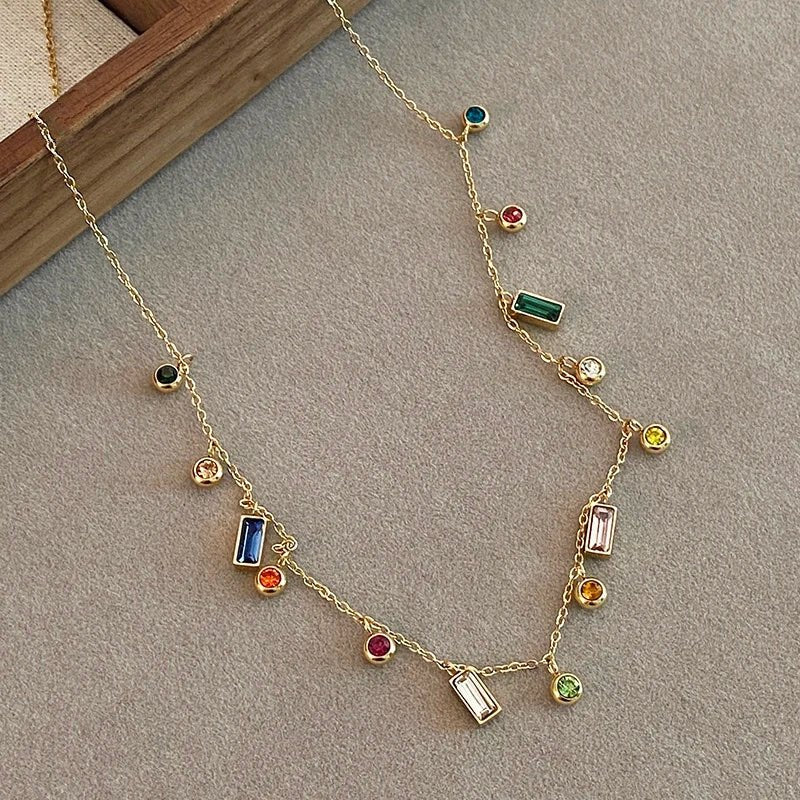 Collana Choker con Cristalli Dainty Sparsi