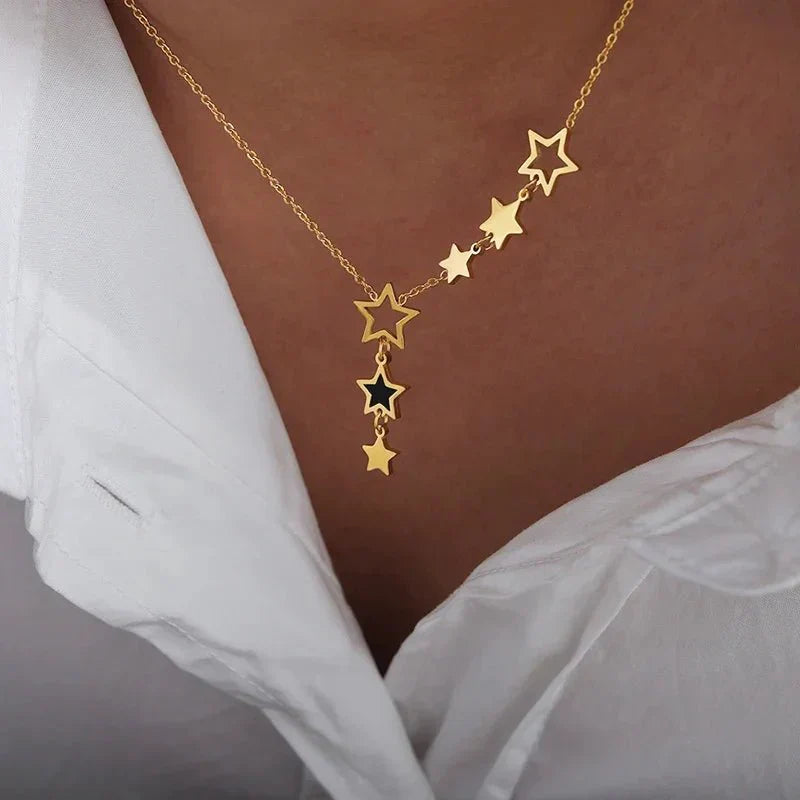 Collana Celestiale Stella Cadente