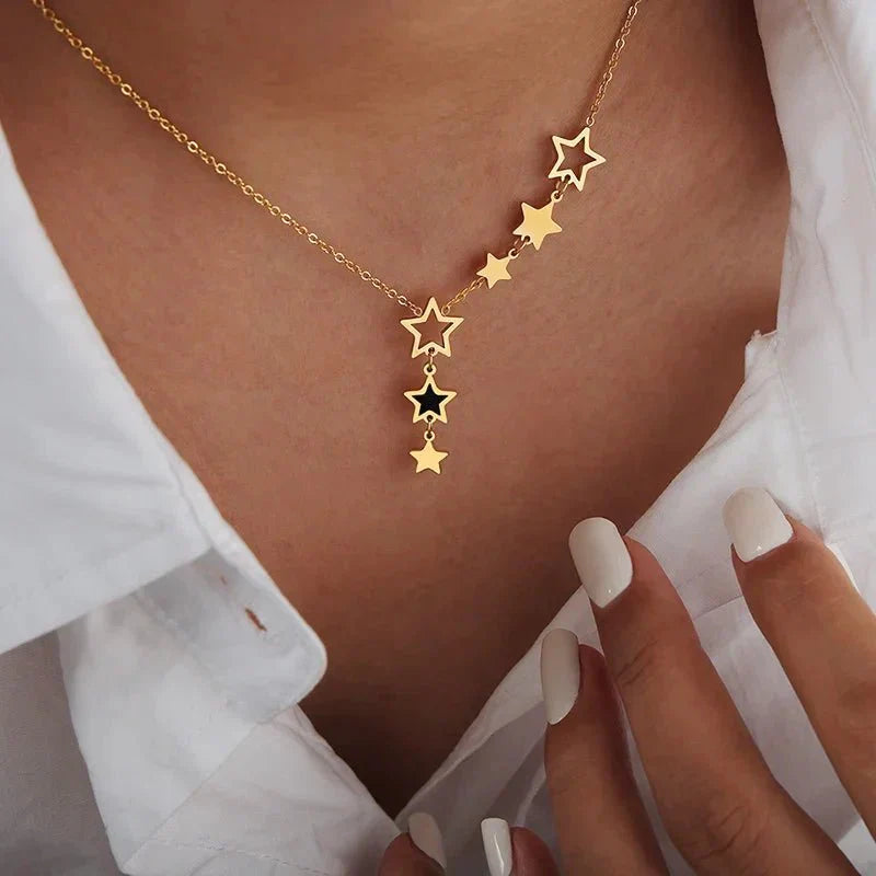 Collana Celestiale Stella Cadente